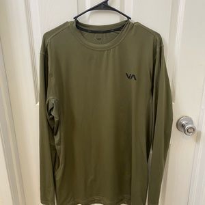 RVCA dry fit long sleeve in size L
